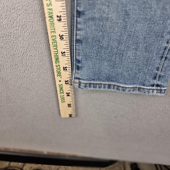 Japanese Selvedge Jeans Mens 29x34 Blue Slim Straight Whiskers - Picture 6 of 9